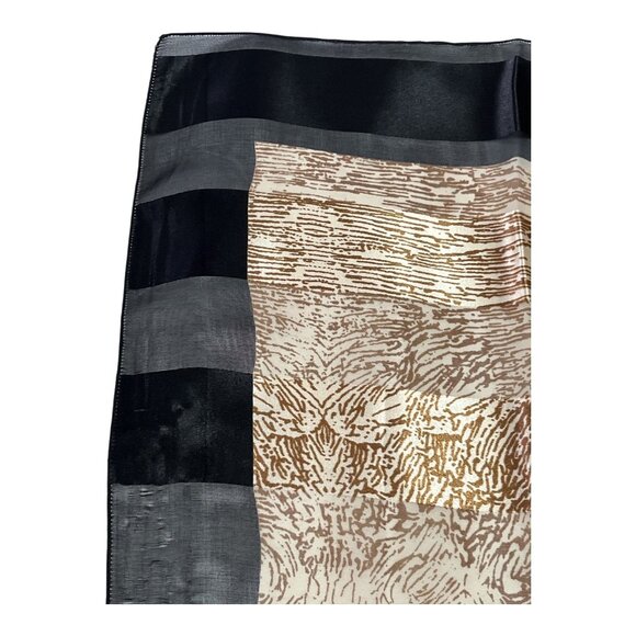 Vintage Picasso-Inspired Silk Scarf – Abstract Woman Print Art Wrap 1980s–1990s - Picture 6 of 8